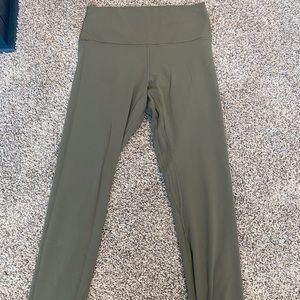 Lululemon align olive green leggings